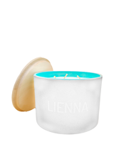 MYSTERY ISLAND - Formentera Duftkerze mit Birken-Holzdeckel von LIENNA